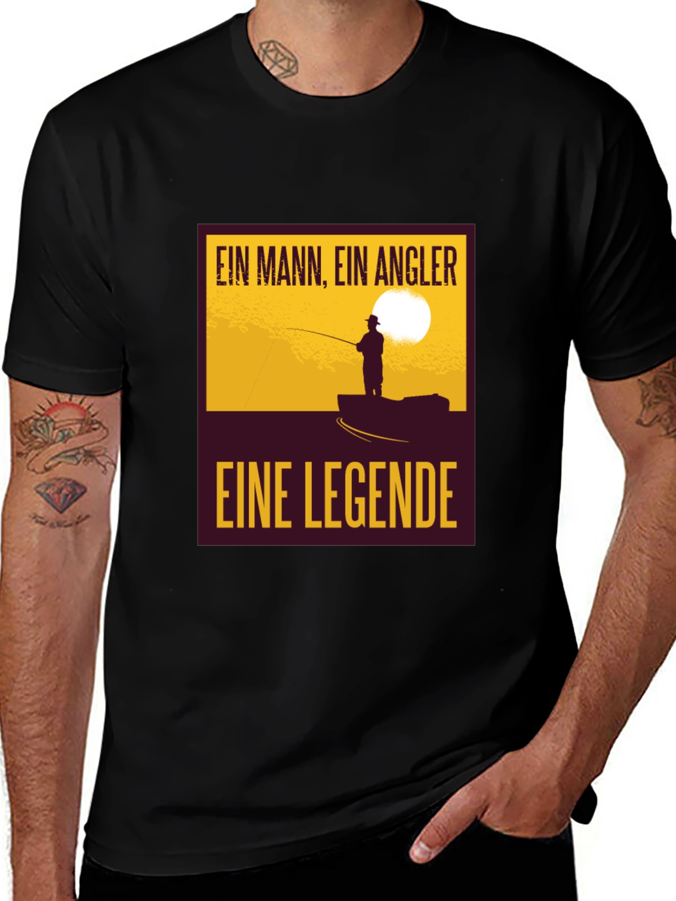 Angler Legend T-Shirt - Fishing Graphic Tee