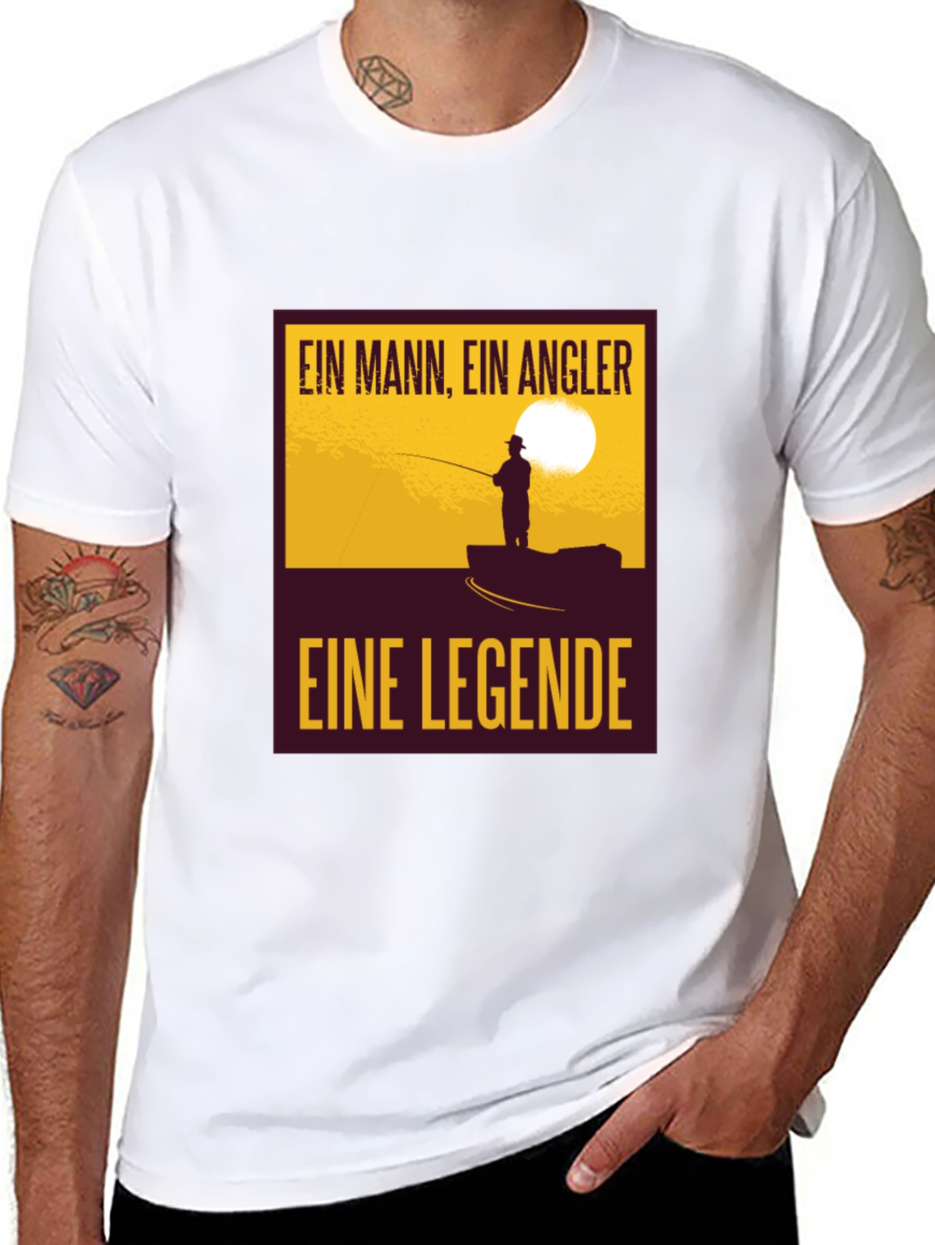 Angler Legend T-Shirt - Fishing Graphic Tee