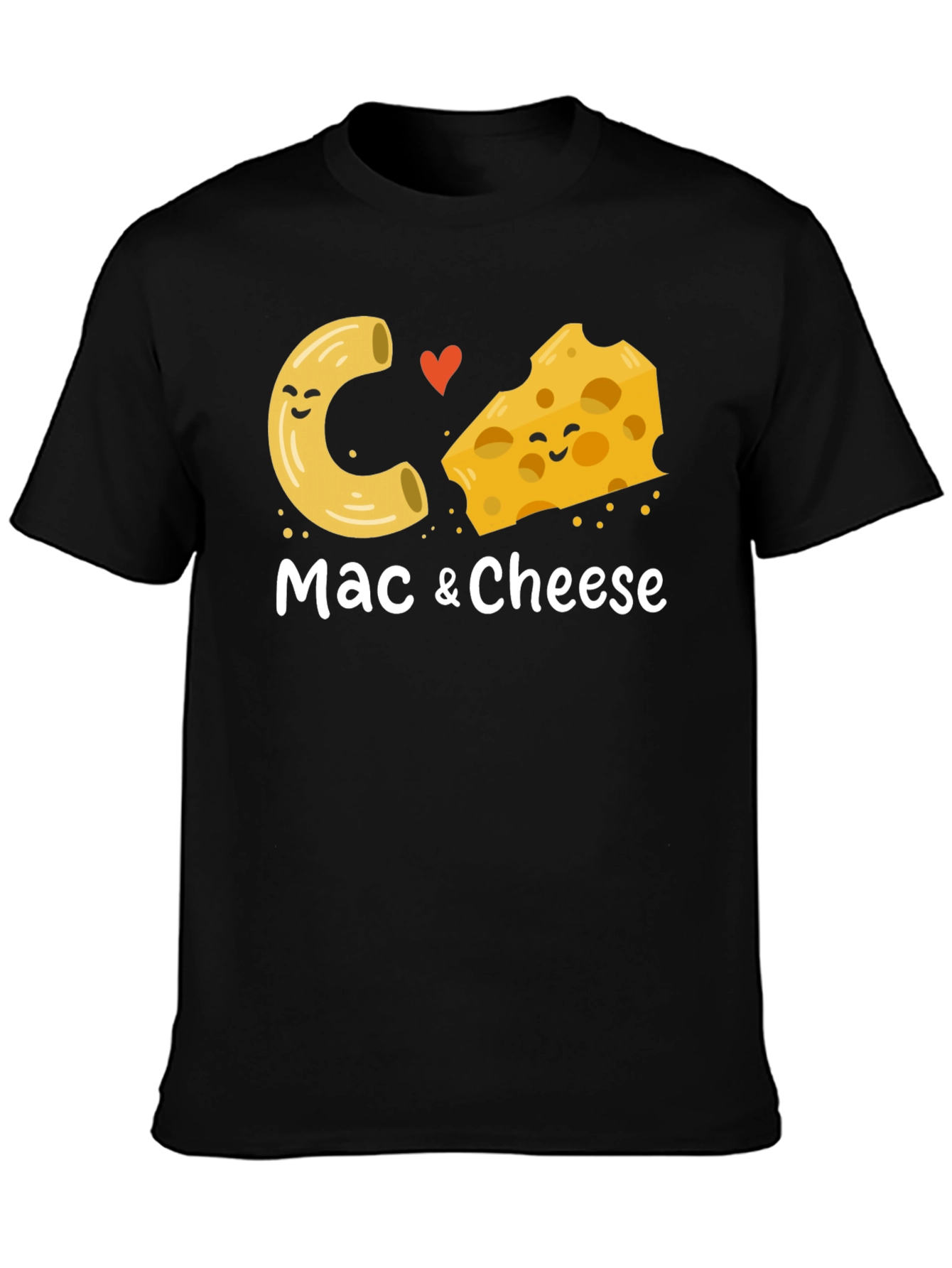 Mac & Cheese Graphic T-Shirt - Cute Foodie Tee