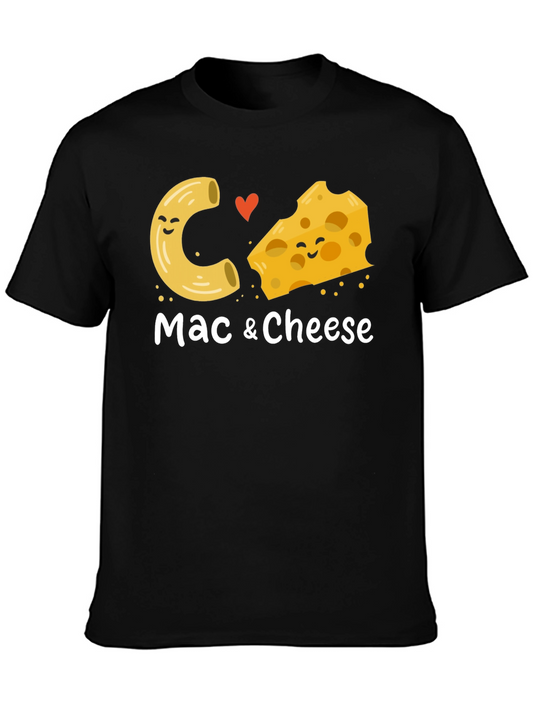 Mac & Cheese Graphic T-Shirt - Cute Foodie Tee