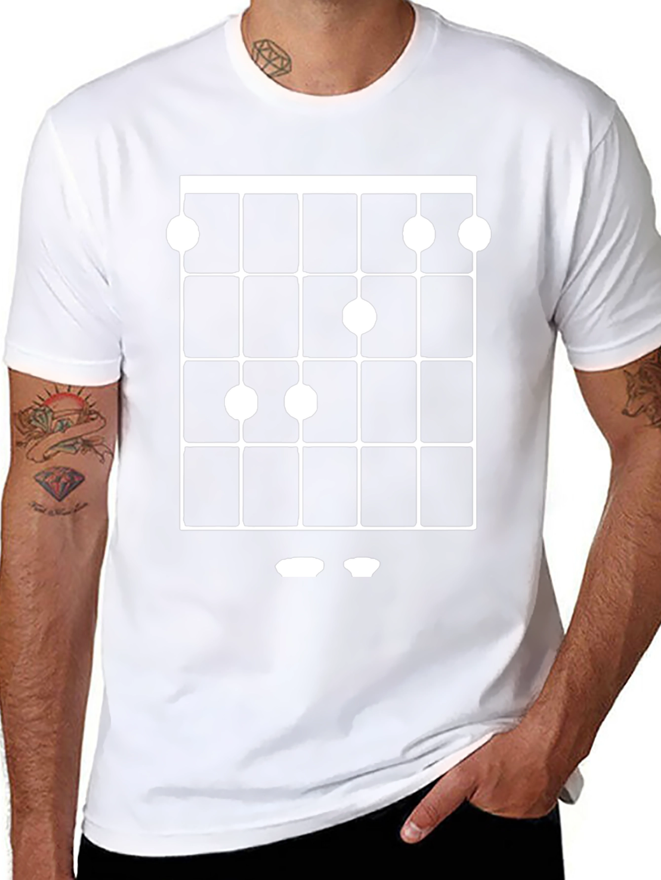Ukulele Chord T-Shirt - Music Lover Tee