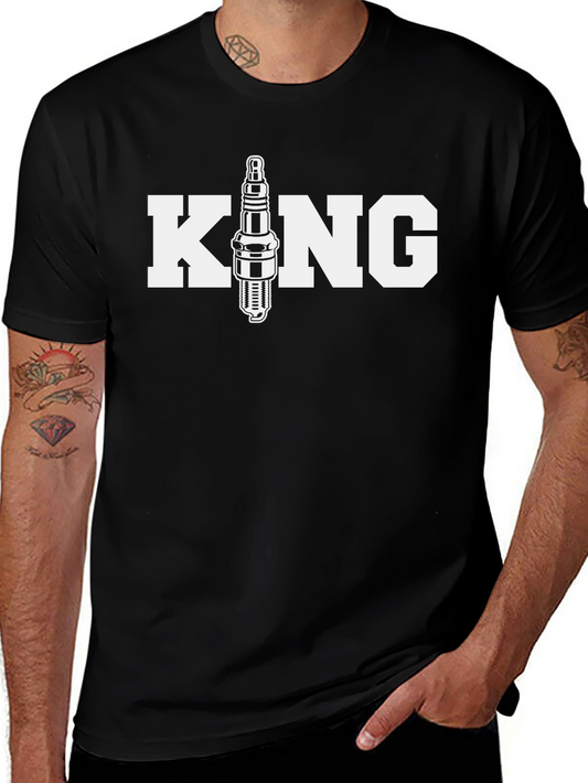King Spark Plug Graphic T-Shirt
