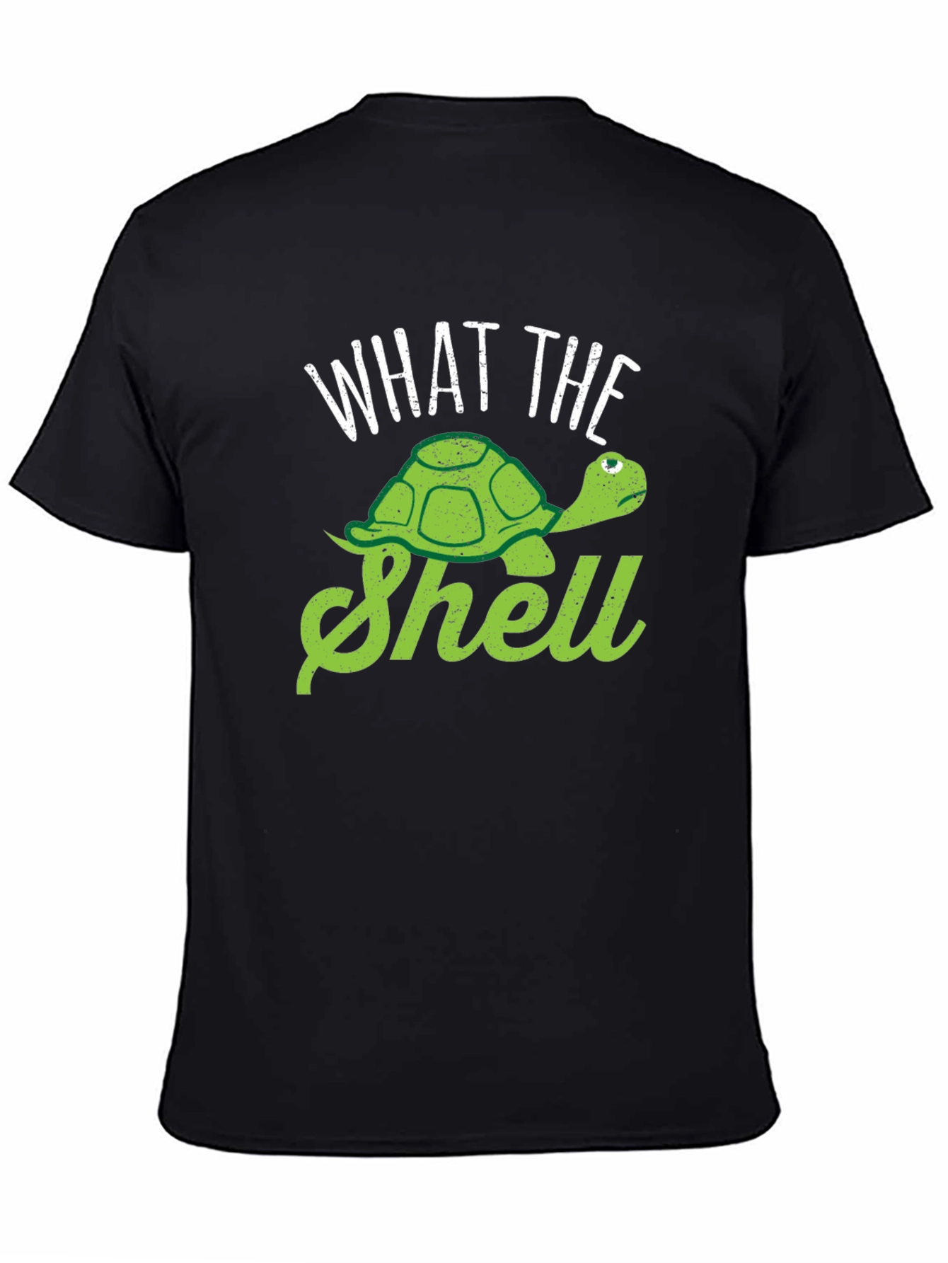 What the Shell Turtle Graphic Tee - Black T-Shirt