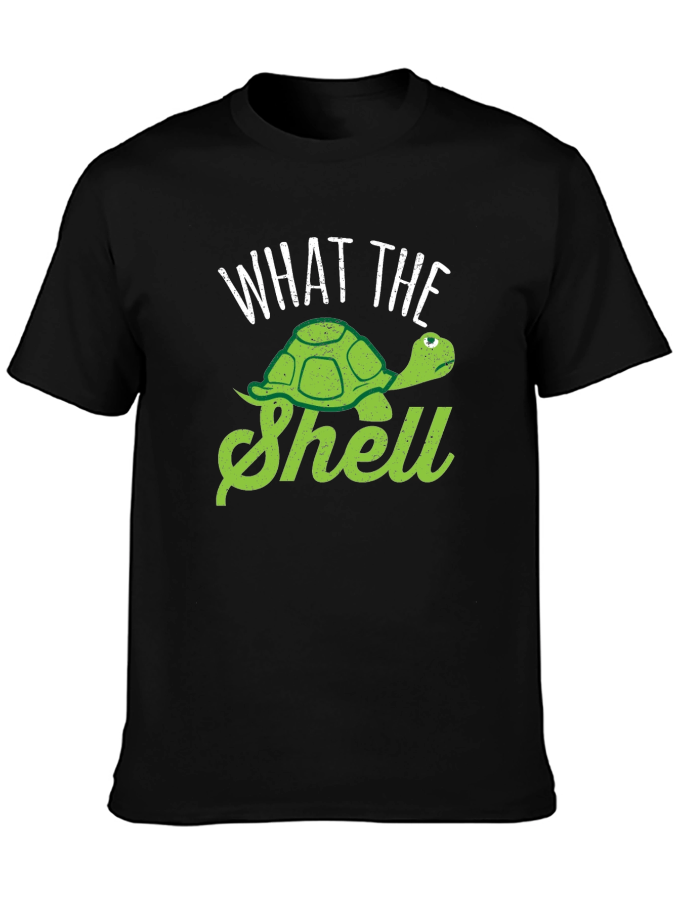 What the Shell Turtle Graphic Tee - Black T-Shirt