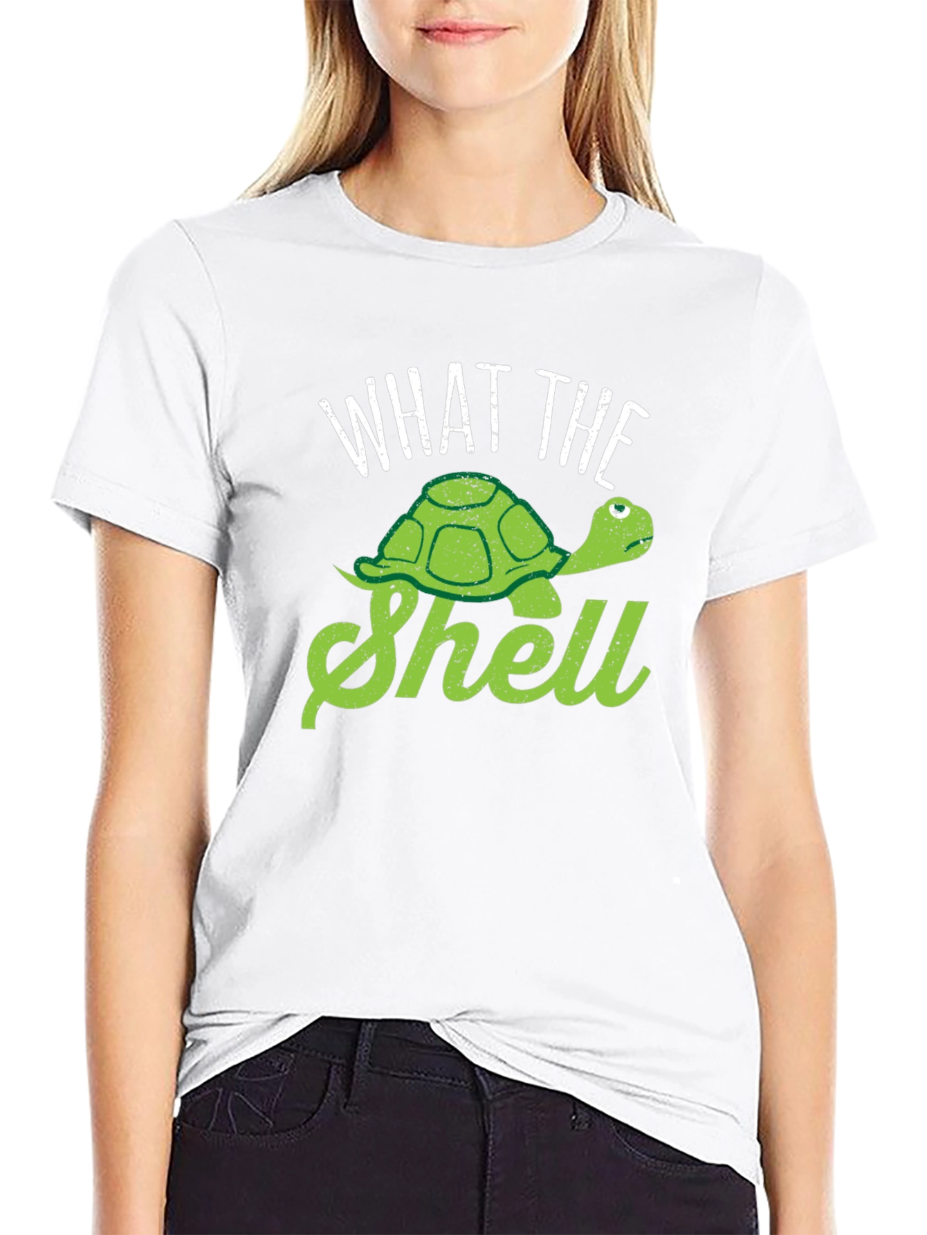 What the Shell Turtle Graphic Tee - Black T-Shirt