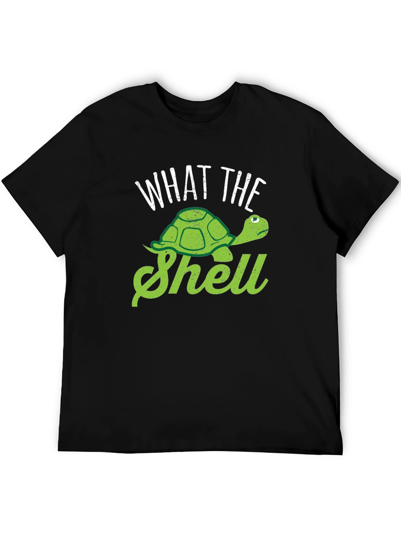 What the Shell Turtle Graphic Tee - Black T-Shirt