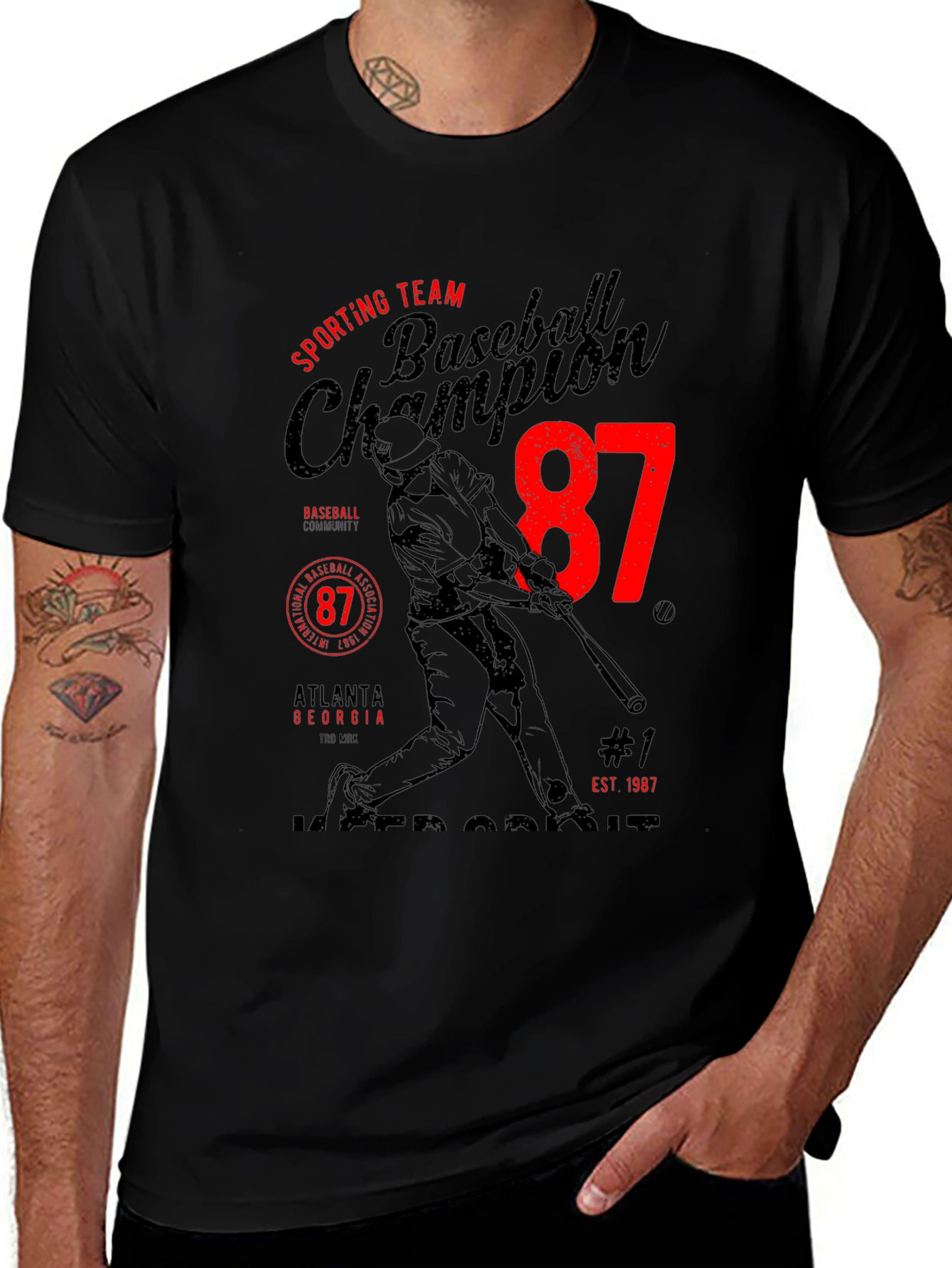 Baseball Champion Graphic T-Shirt
