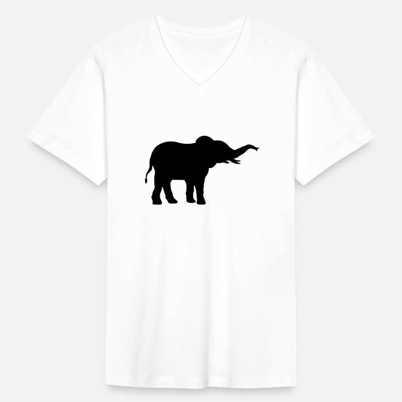 Elephant cool silhouette design