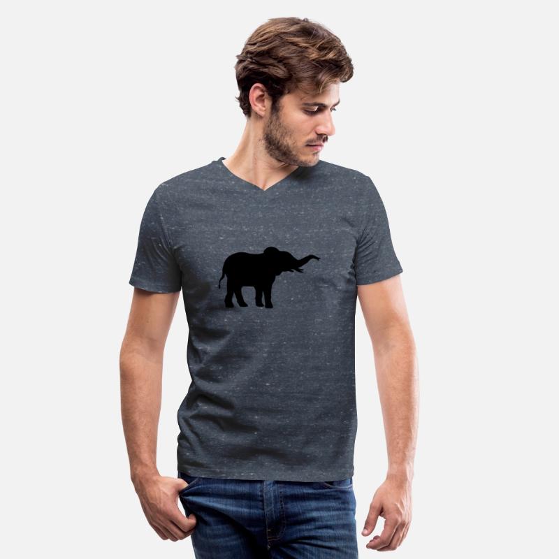 Elephant cool silhouette design