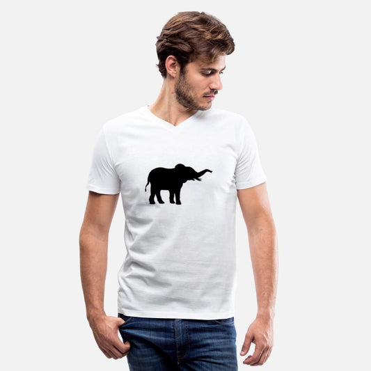 Elephant cool silhouette design