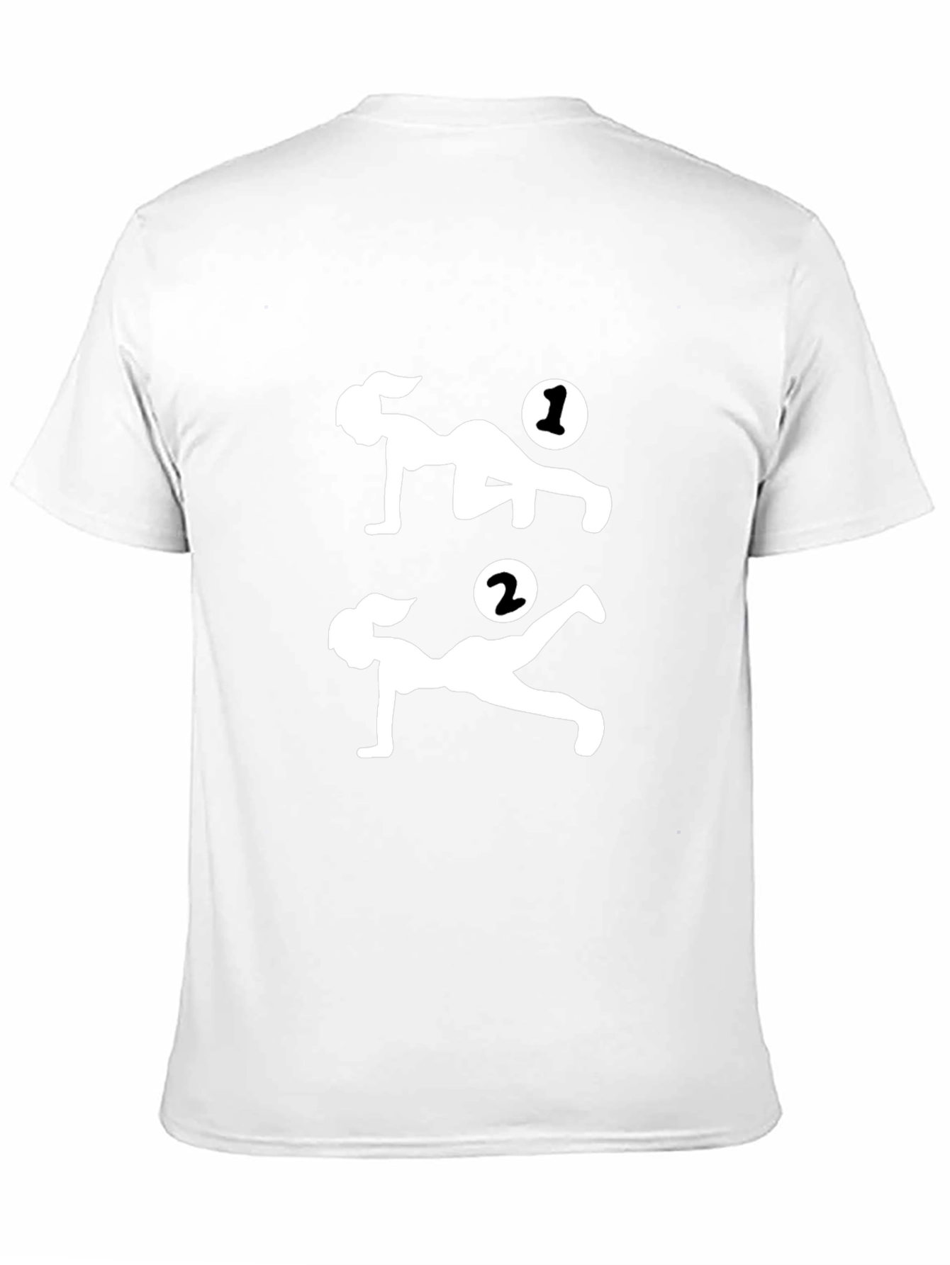 Workout Graphic Print Tee - Black