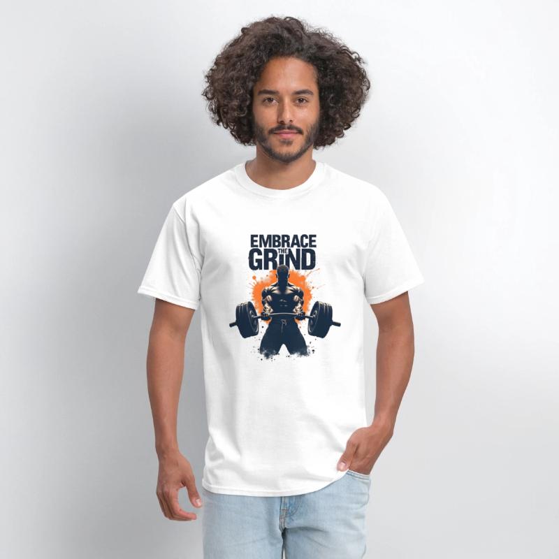 Embrace The Grind – Bodybuilding Gym T-Shirt