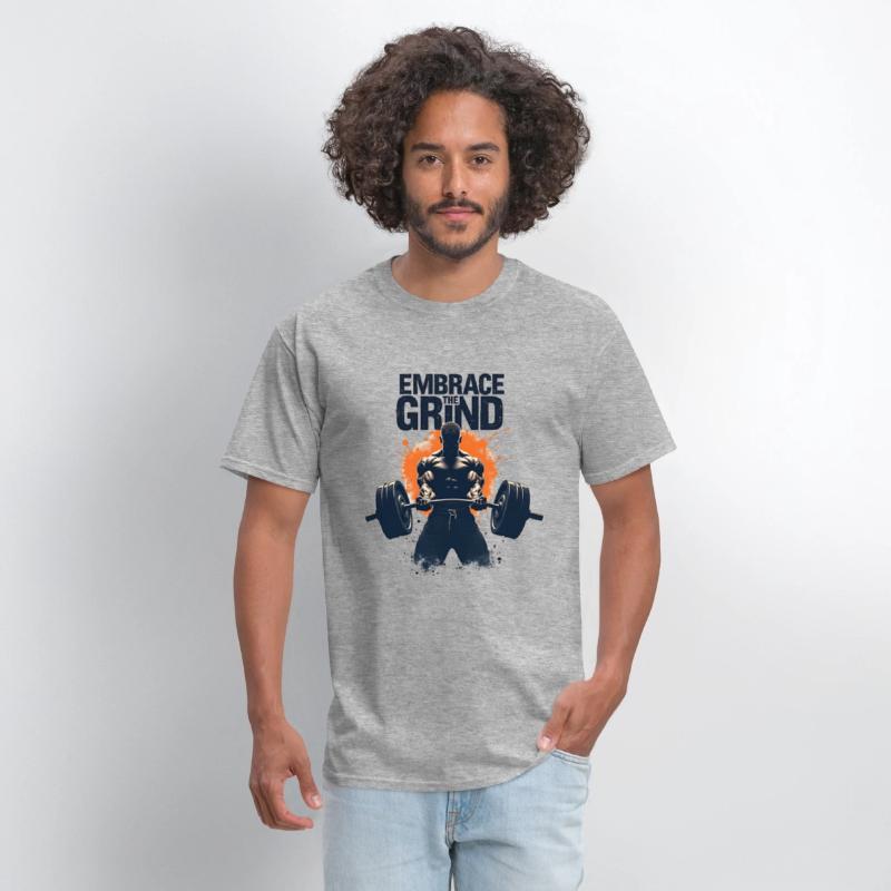 Embrace The Grind – Bodybuilding Gym T-Shirt