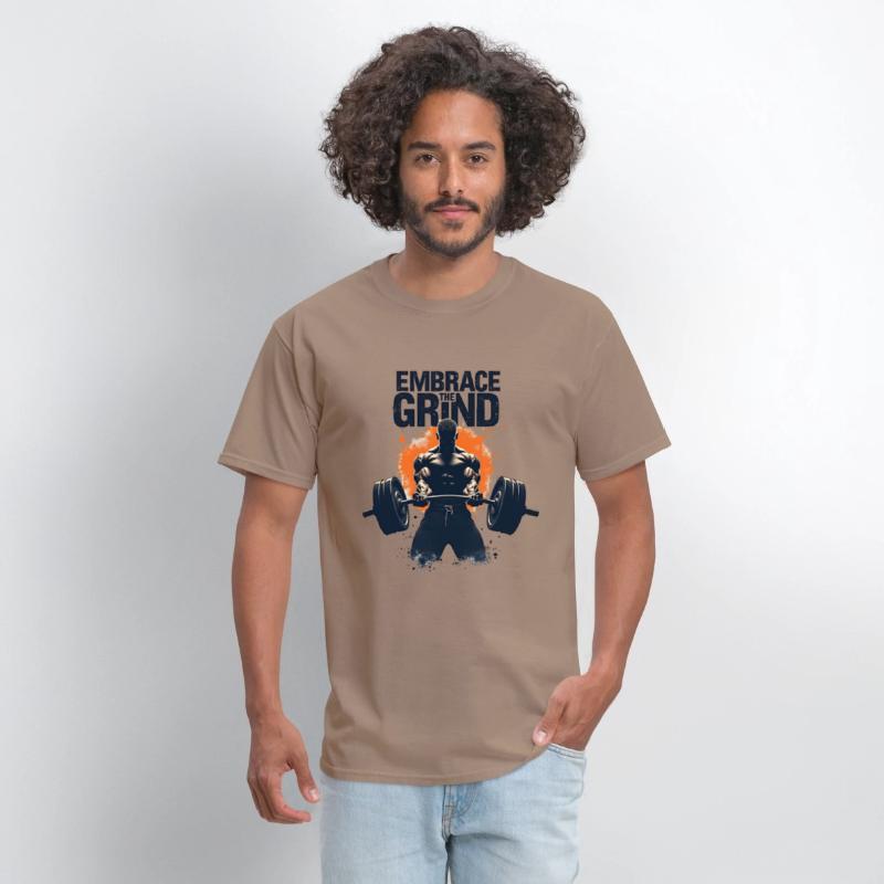 Embrace The Grind – Bodybuilding Gym T-Shirt
