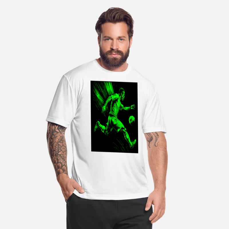 Emerald Striker,Illustration of Footballer