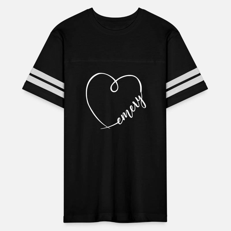 Emery Name Heart Calligraphy