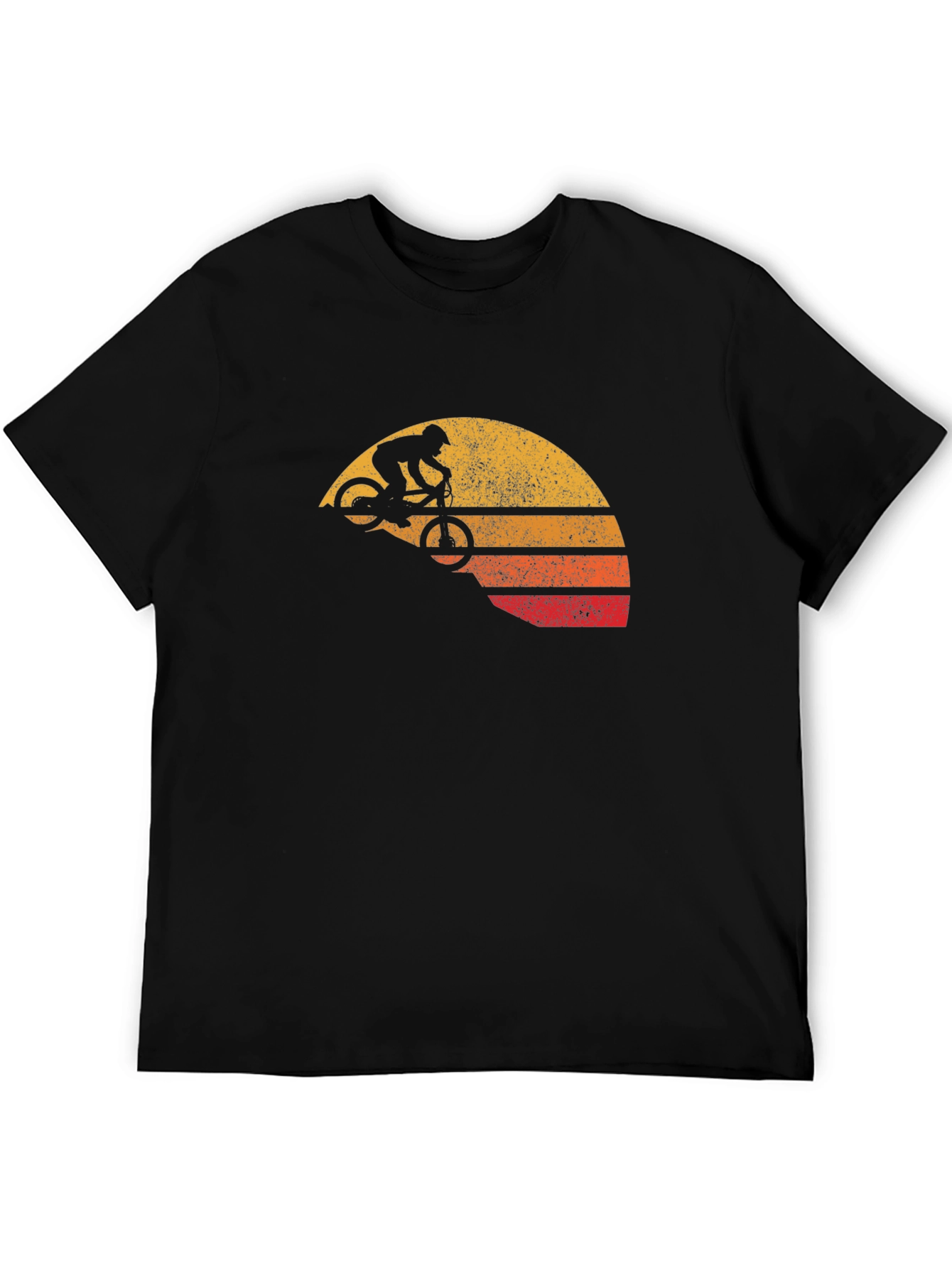 Retro Mountain Biker T-Shirt - Classic Graphic Tee