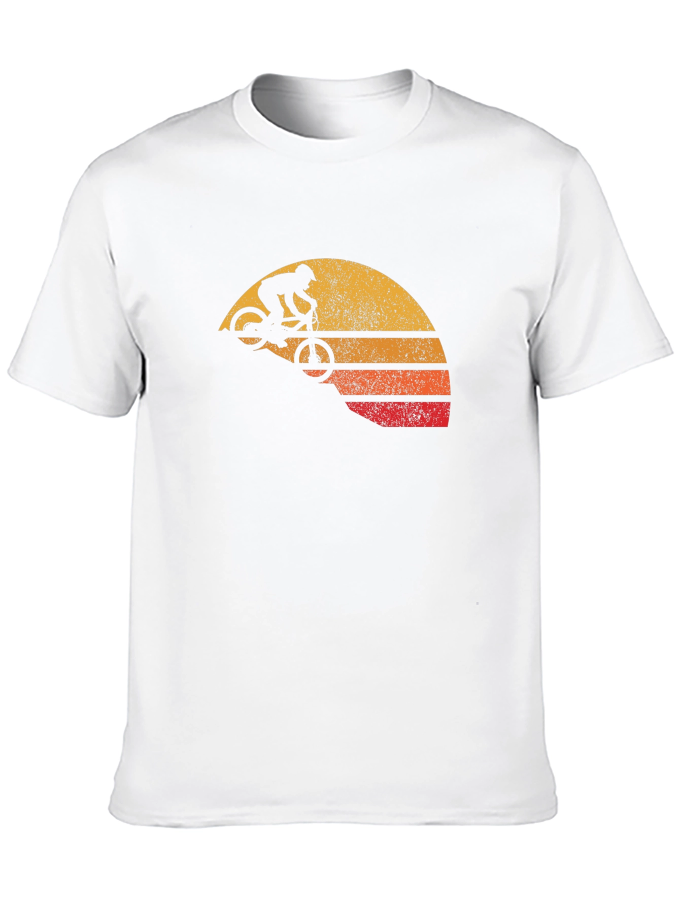 Retro Mountain Biker T-Shirt - Classic Graphic Tee