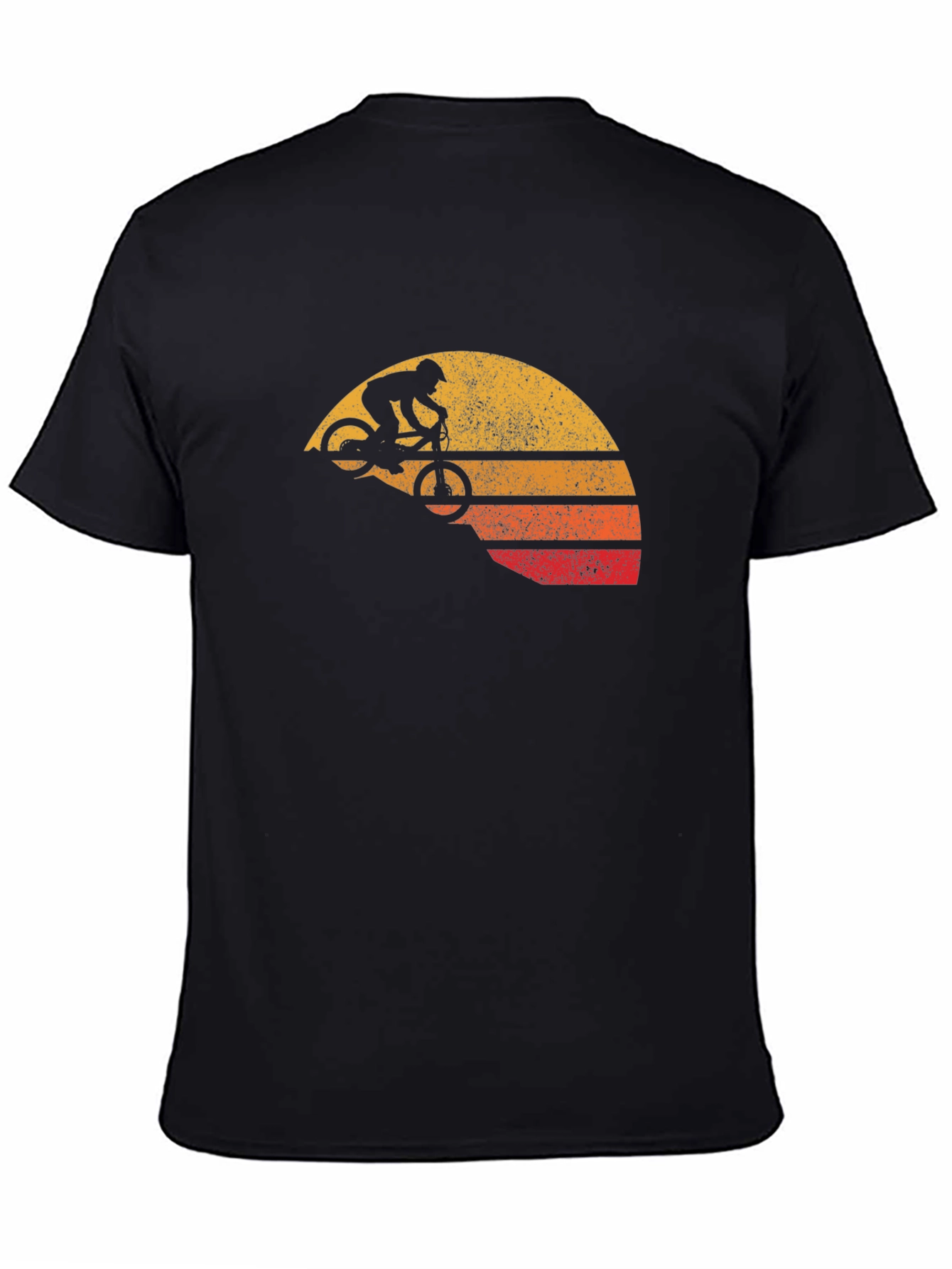 Retro Mountain Biker T-Shirt - Classic Graphic Tee