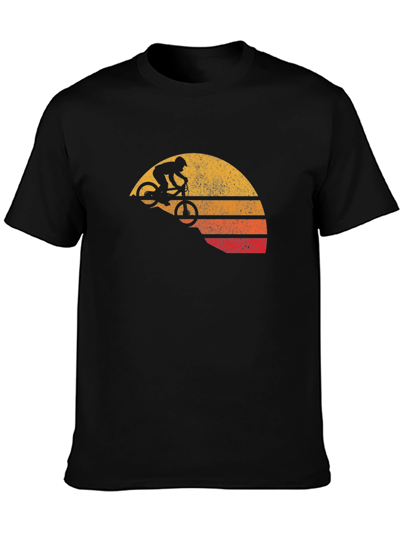 Retro Mountain Biker T-Shirt - Classic Graphic Tee