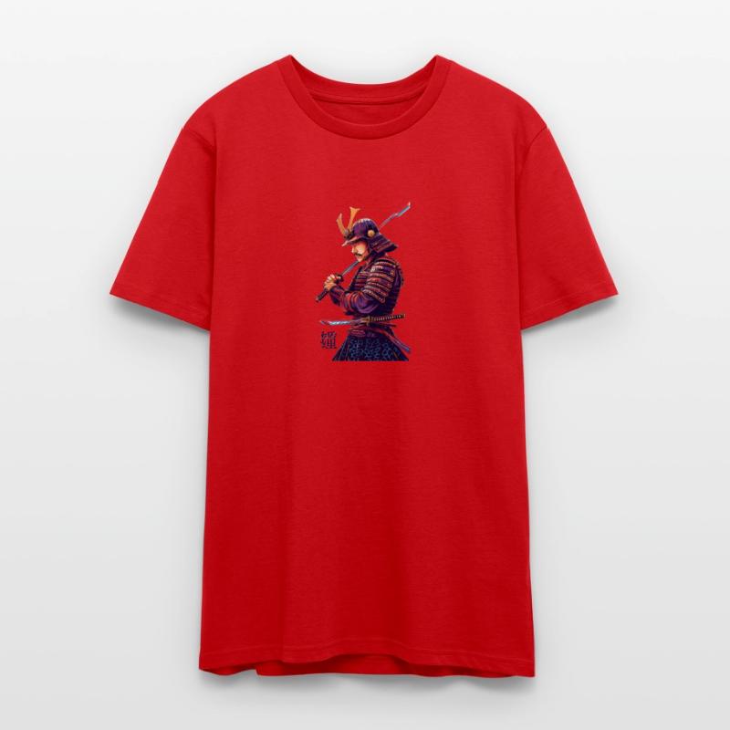 Epic Japanese Samurai Warrior Illustration