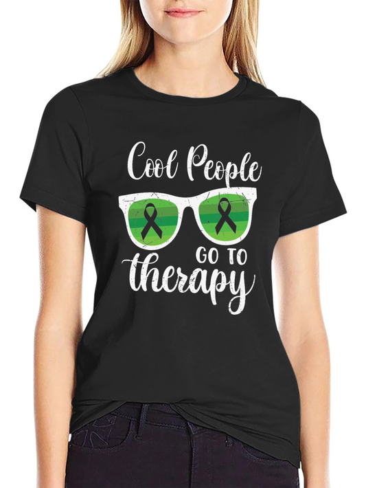 Cool People Go To Therapy T-Shirt