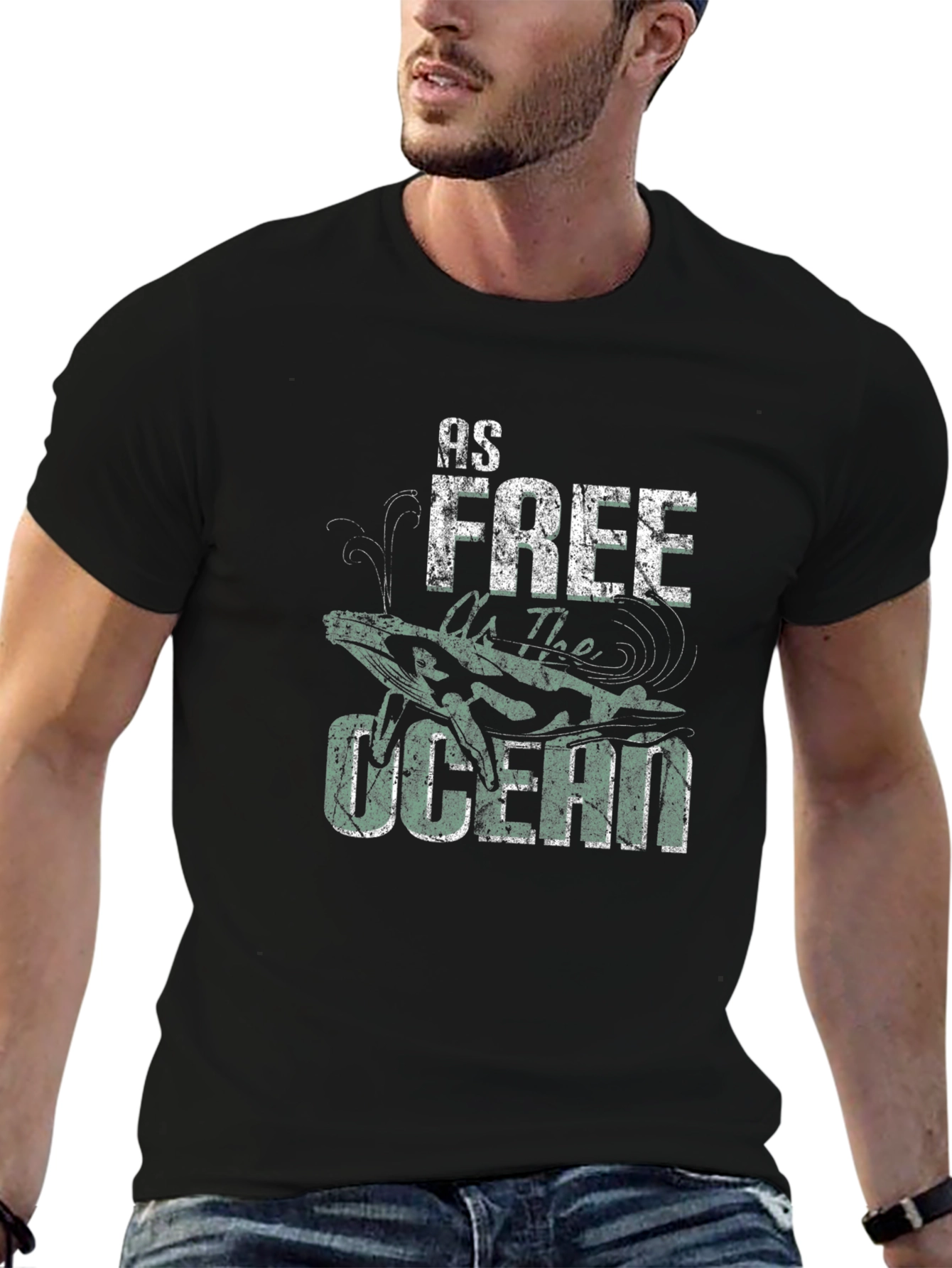 As Free As The Ocean Graphic Tee