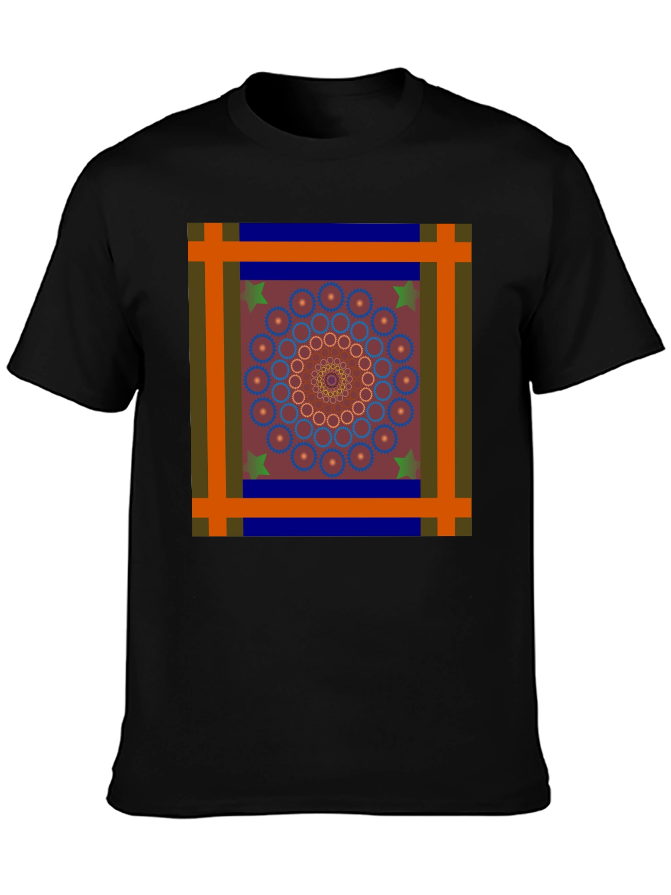 Geometric Mandala Graphic Tee - Unique Design