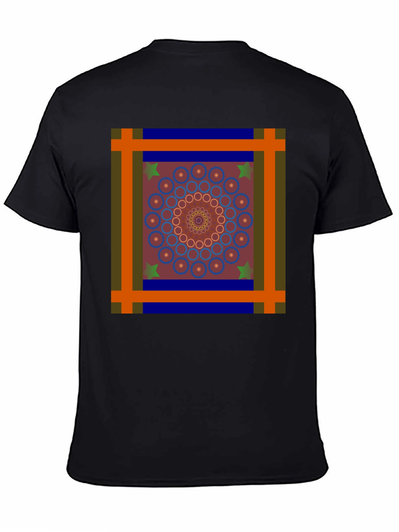 Geometric Mandala Graphic Tee - Unique Design