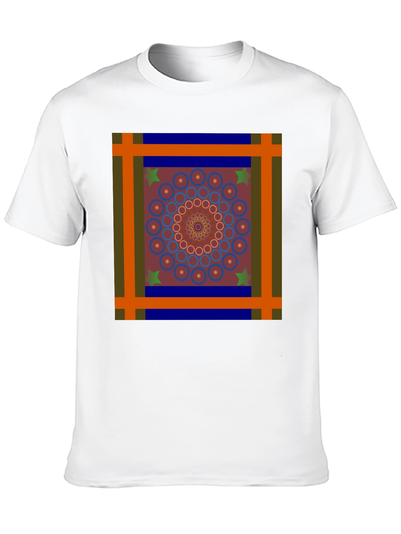 Geometric Mandala Graphic Tee - Unique Design