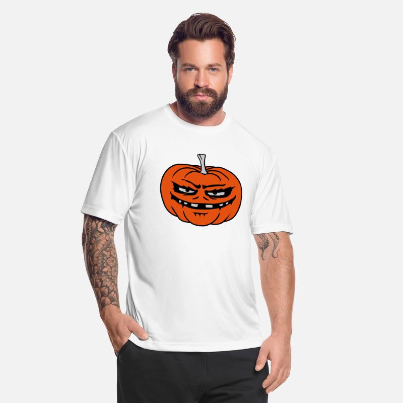 evil pumpkin cartoon halloween