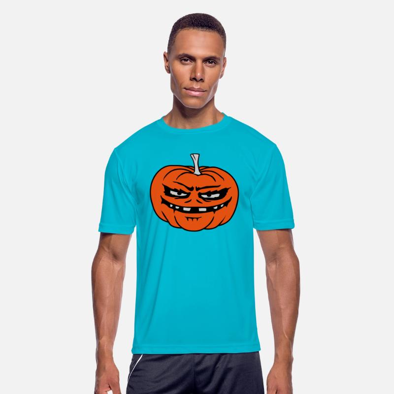 evil pumpkin cartoon halloween