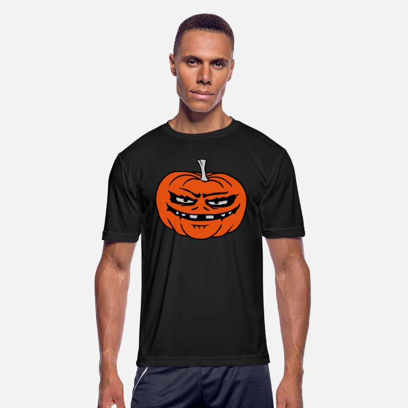 evil pumpkin cartoon halloween