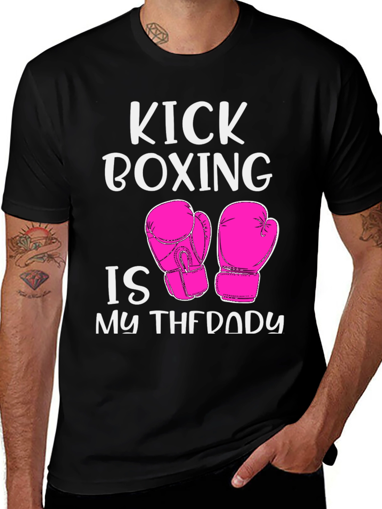 Kick Boxing Therapy Graphic Tee
