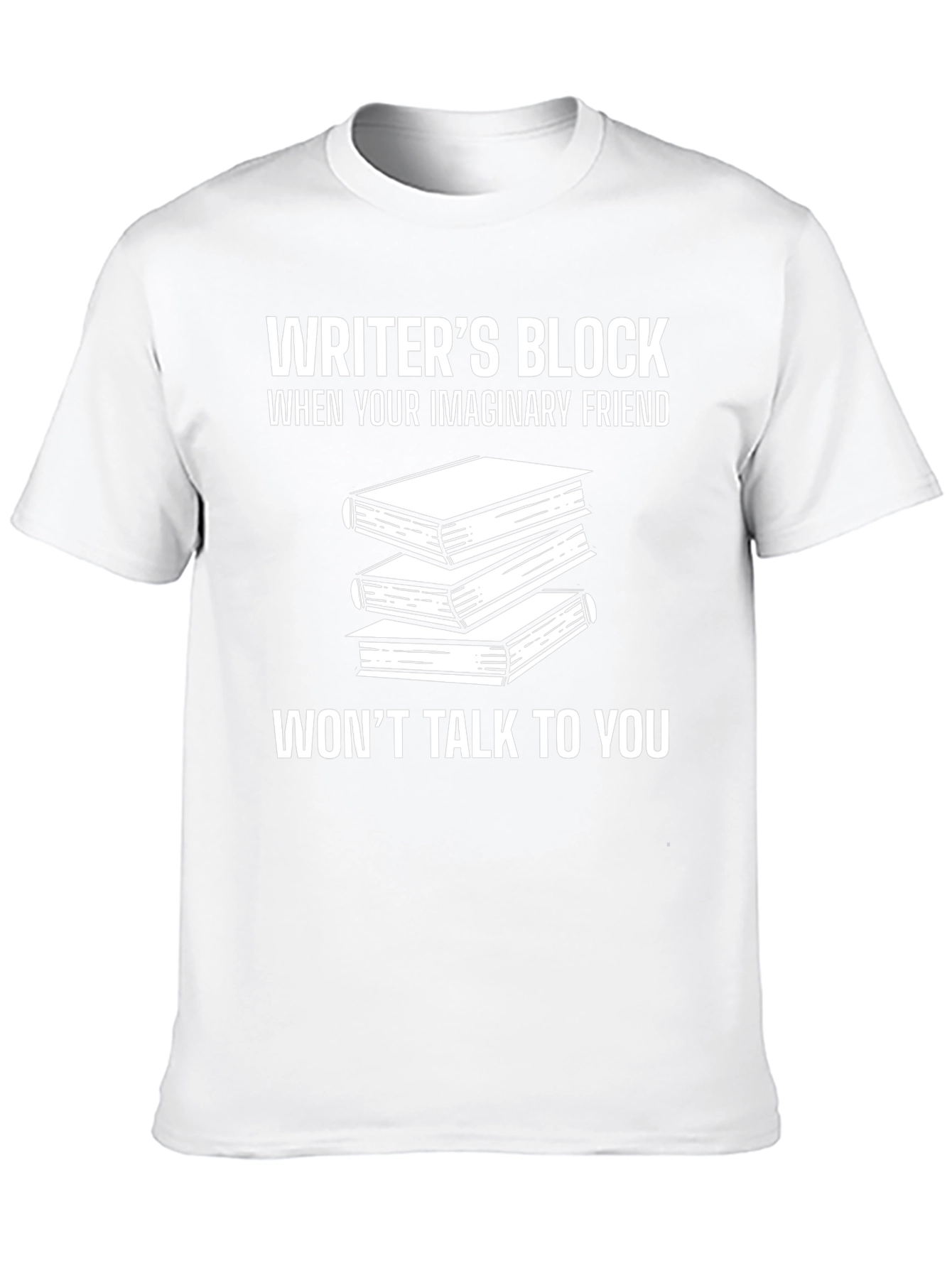 Writers Block Novelty Graphic T-Shirt