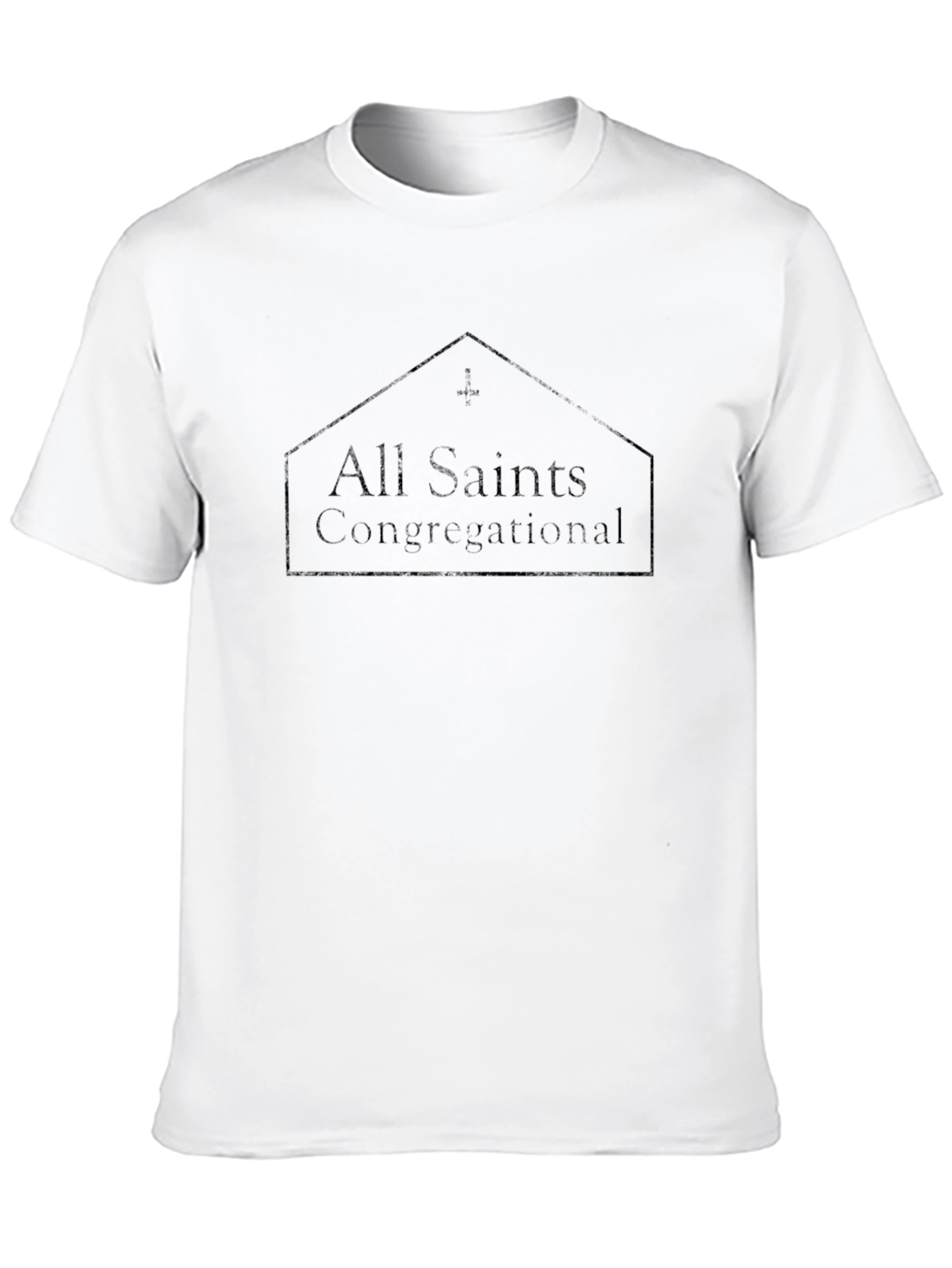 All Saints Congregational Black T-Shirt
