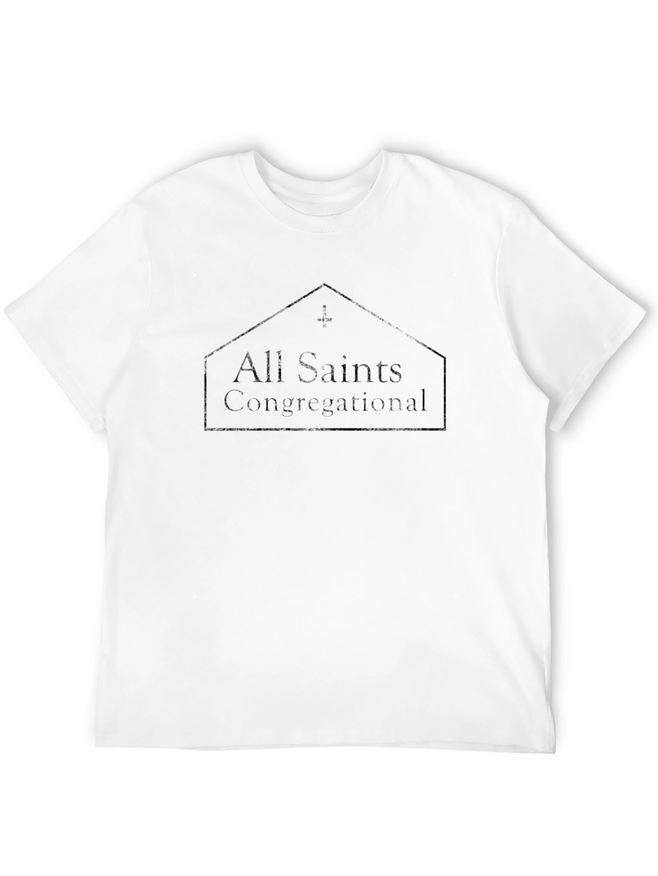 All Saints Congregational Black T-Shirt