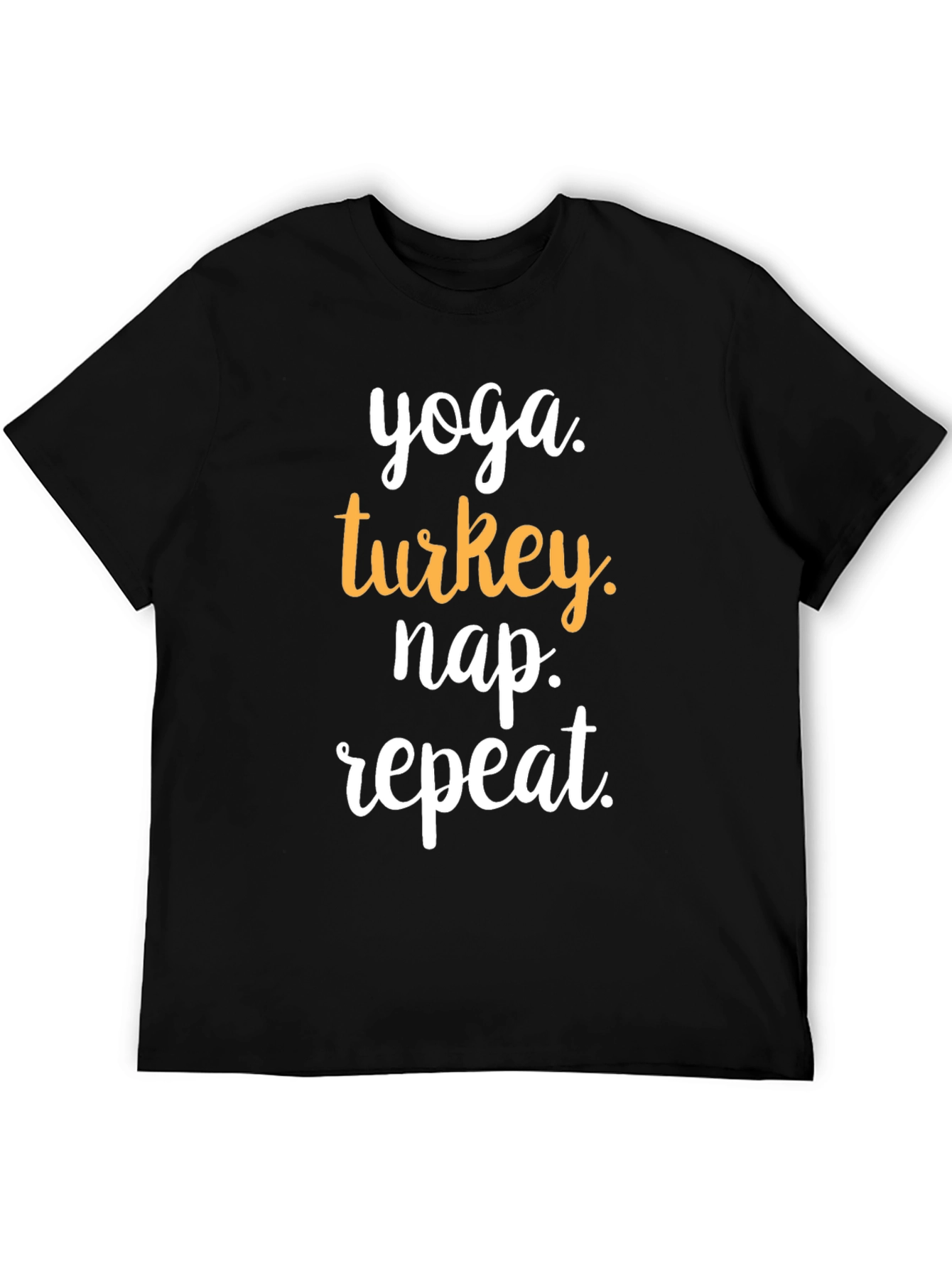 Yoga Turkey Nap Repeat T-Shirt