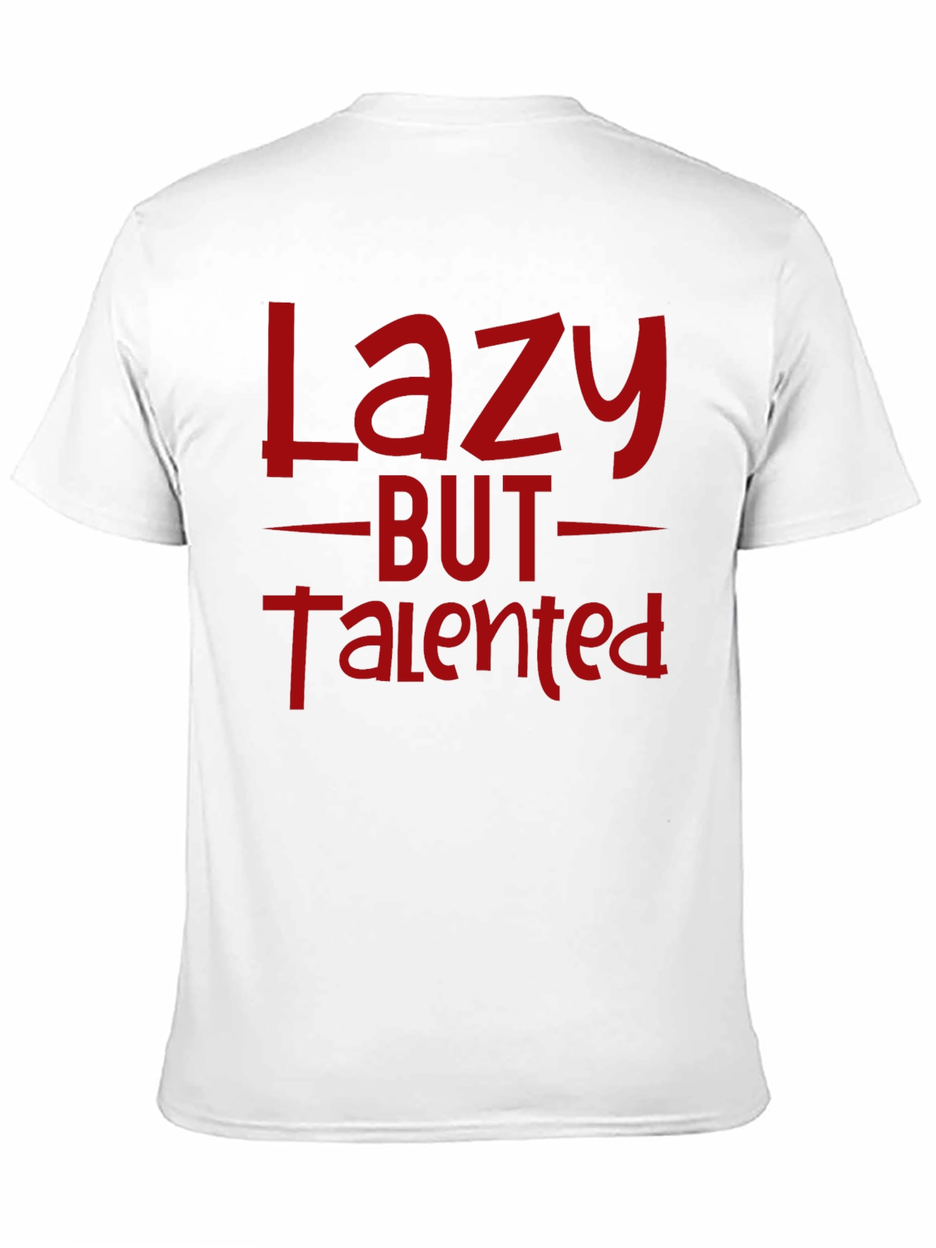 Lazy But Talented Black Graphic Tee