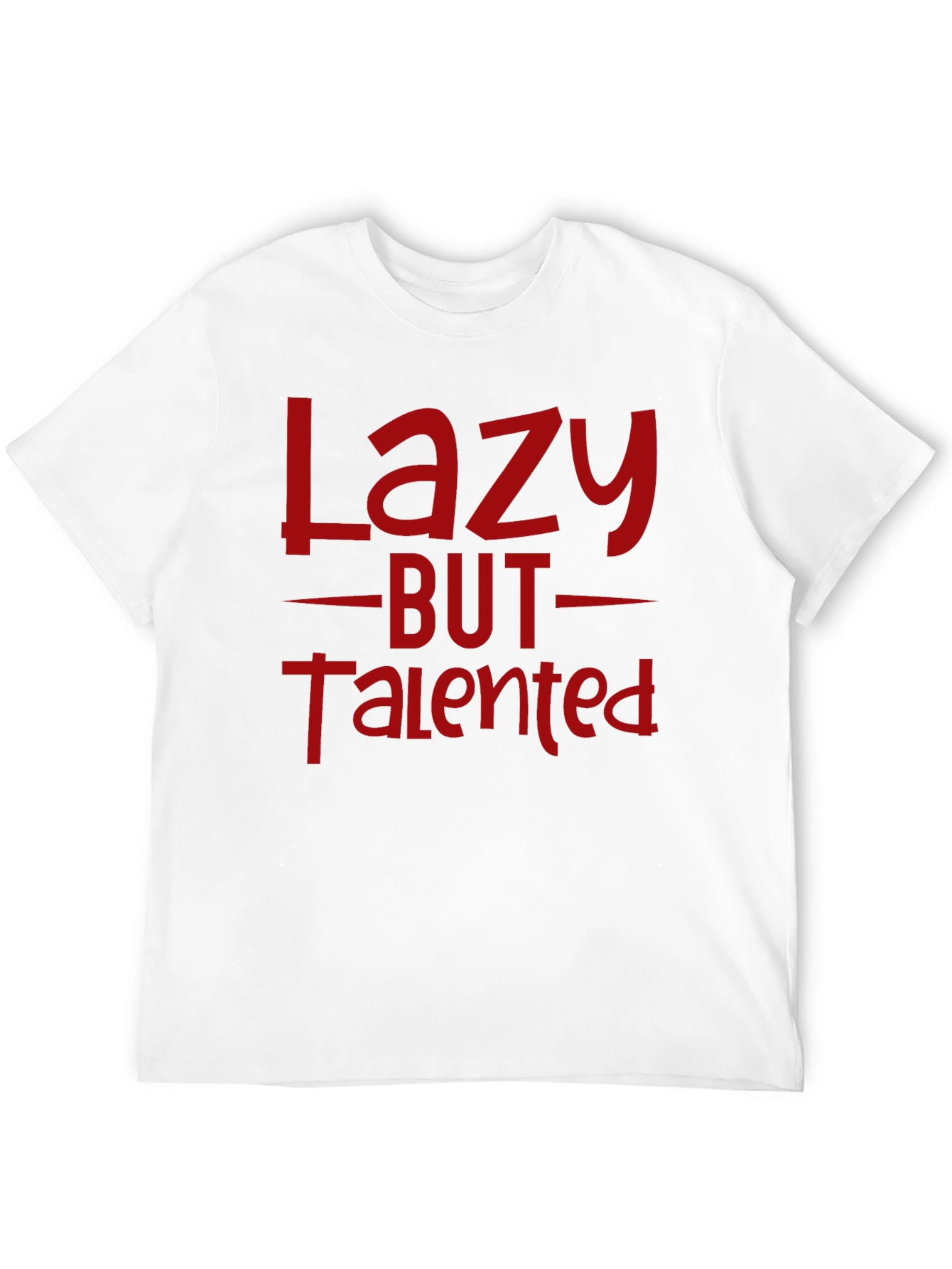 Lazy But Talented Black Graphic Tee