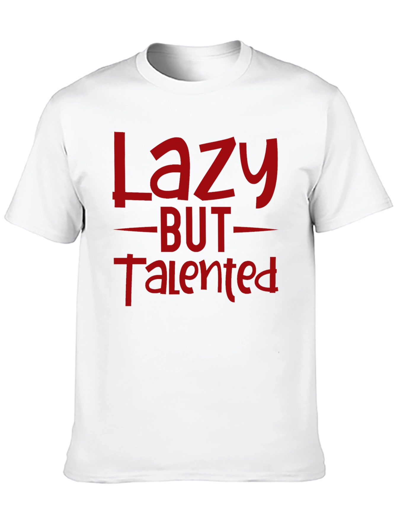 Lazy But Talented Black Graphic Tee