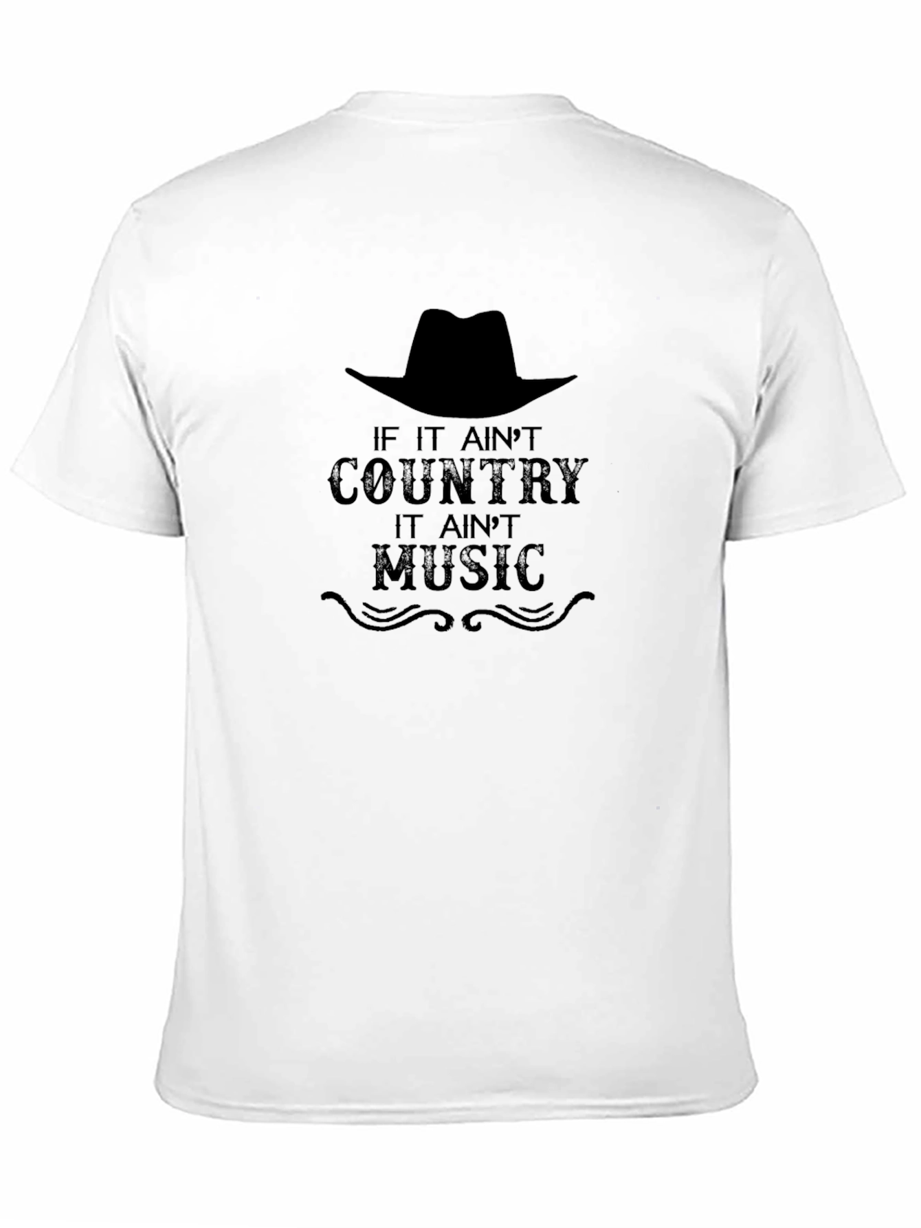 Country Music T-Shirt - Black Graphic Tee