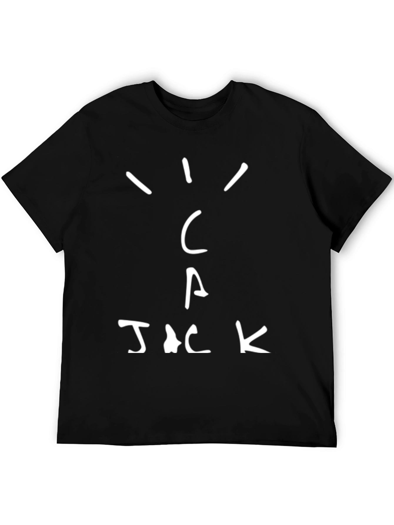 Cactus Jack T-Shirt - Black Cotton Tee