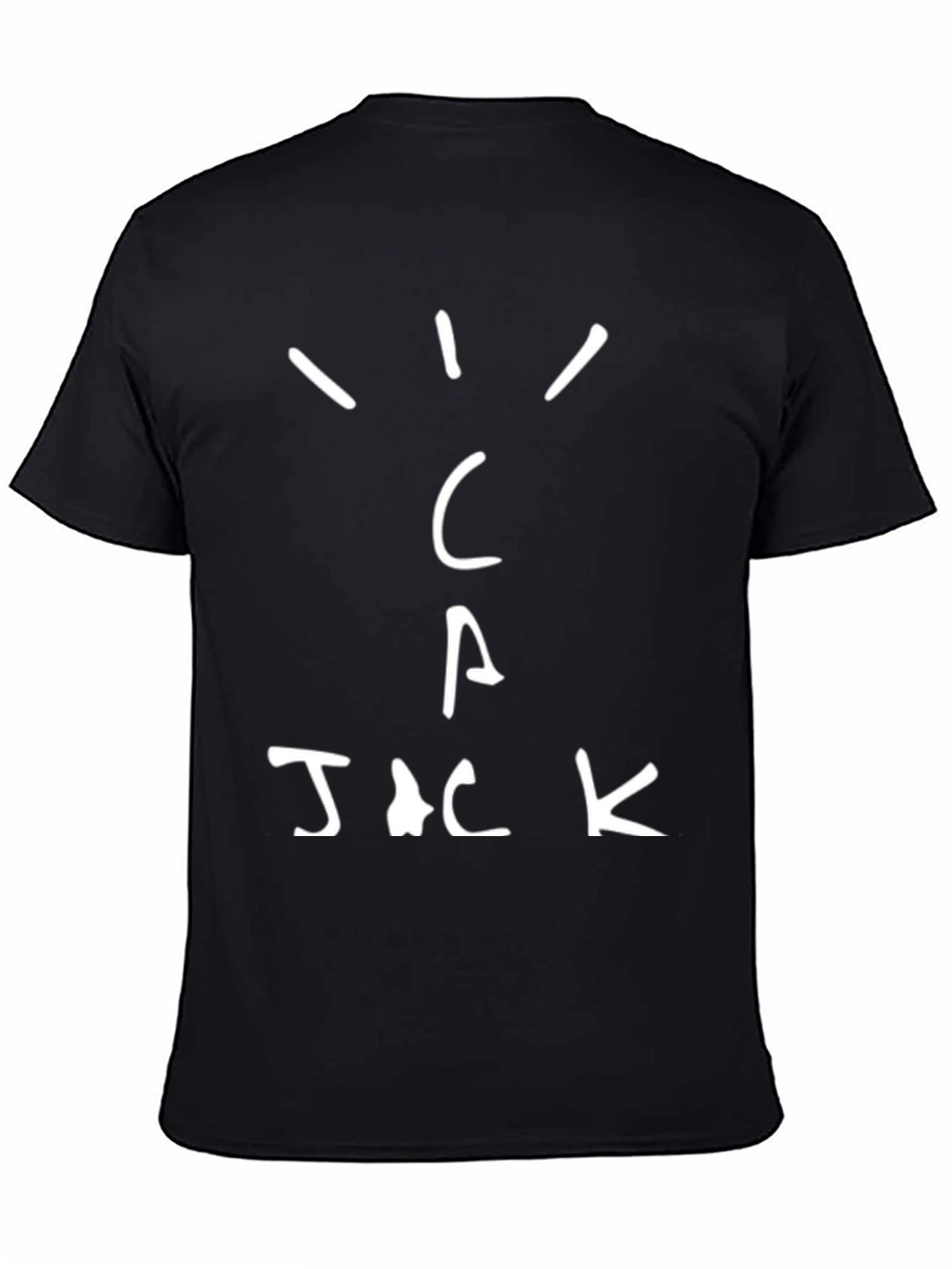Cactus Jack T-Shirt - Black Cotton Tee