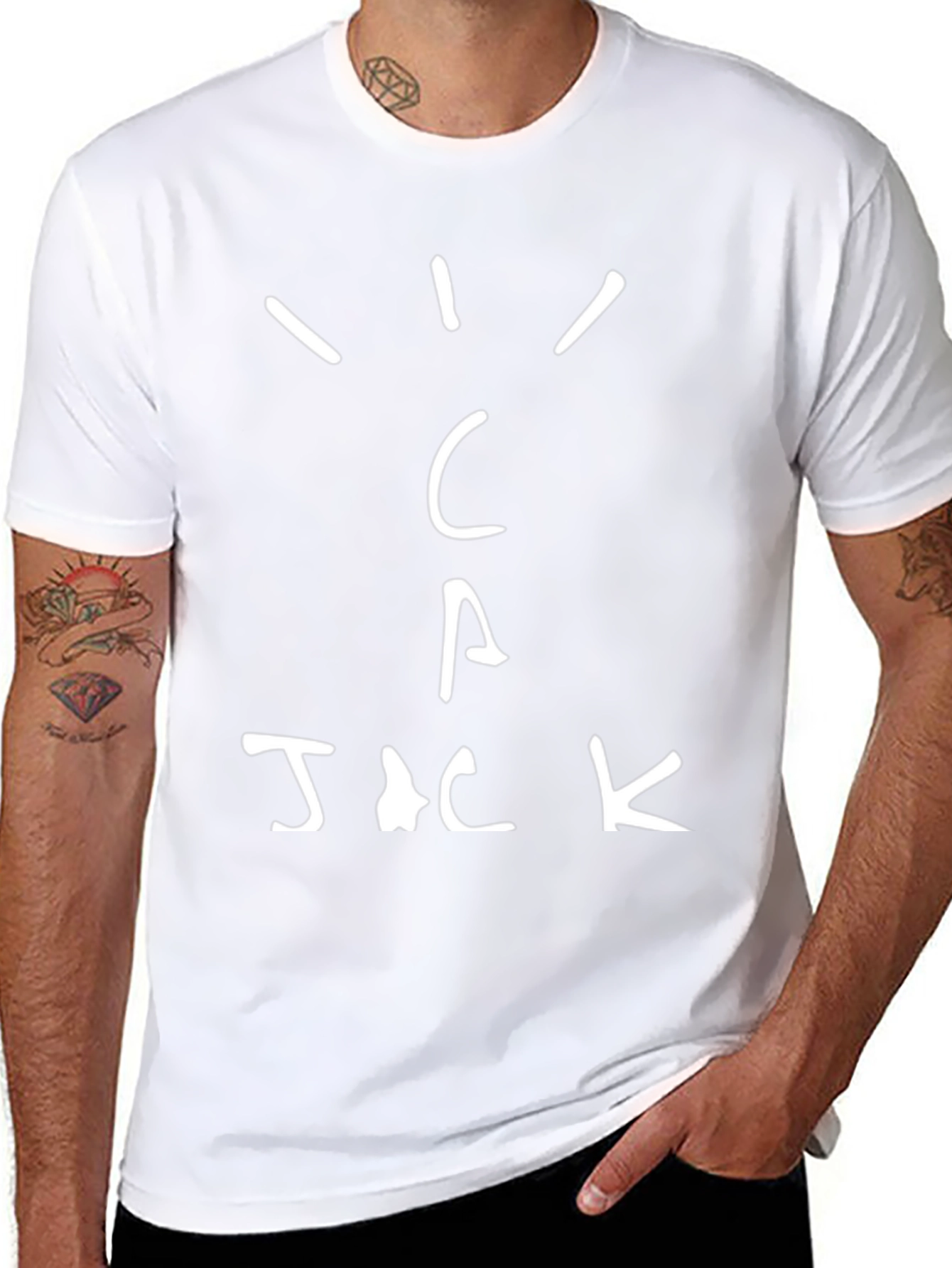 Cactus Jack T-Shirt - Black Cotton Tee