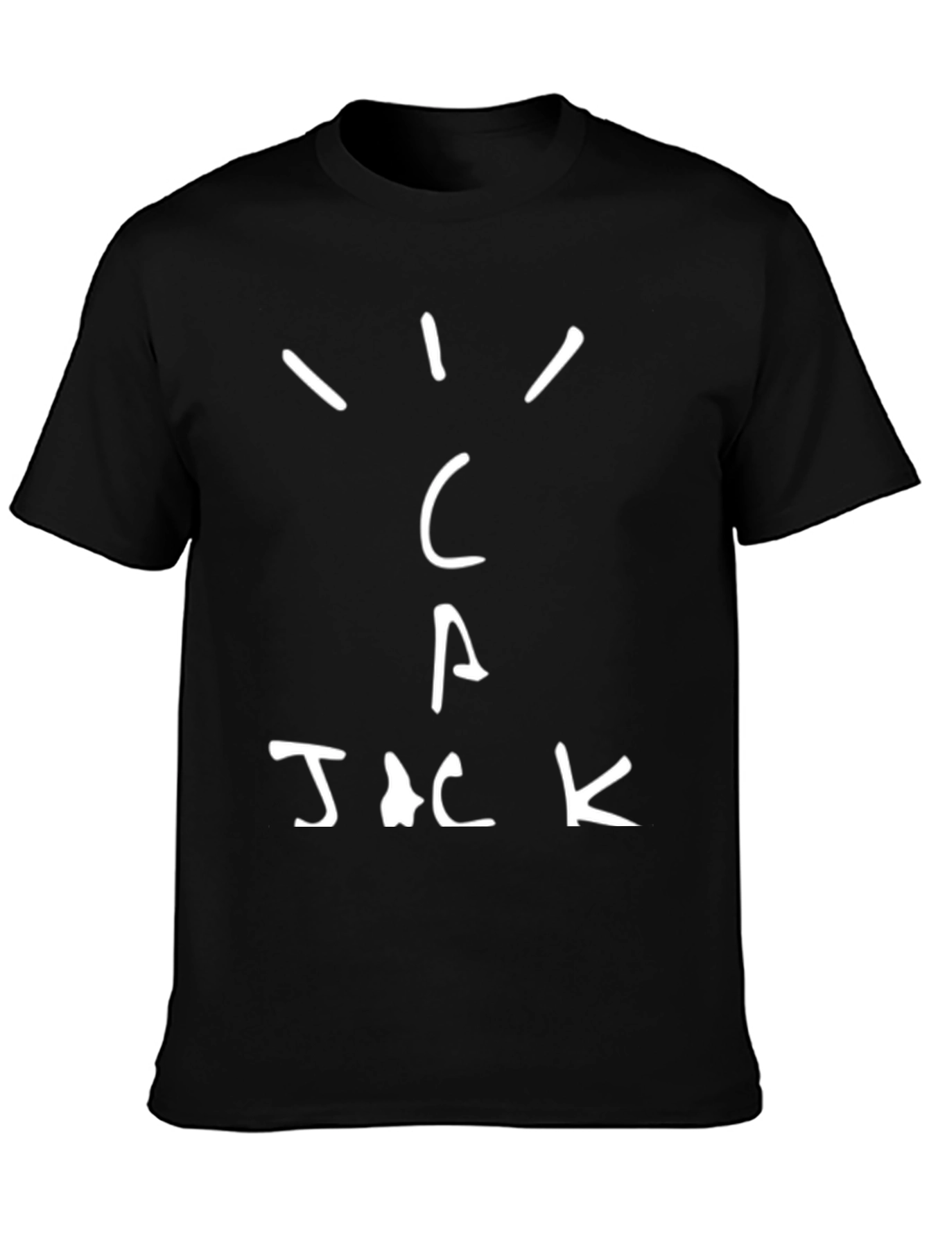 Cactus Jack T-Shirt - Black Cotton Tee