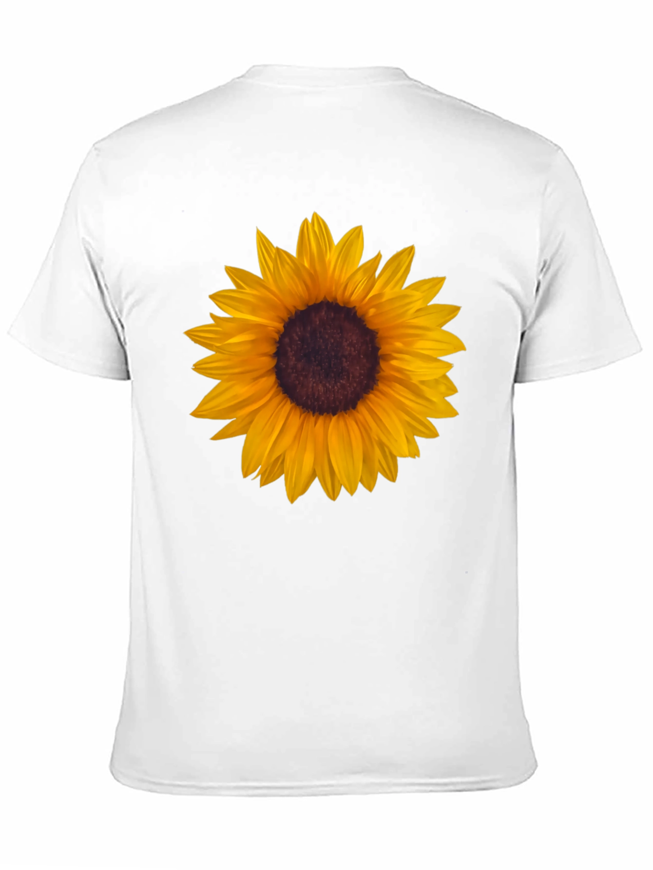 Sunflower Graphic Tee - Black Cotton T-Shirt
