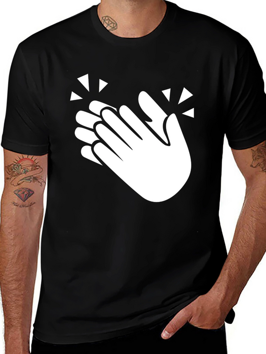 Clapping Hands Graphic Tee - Express Yourself!