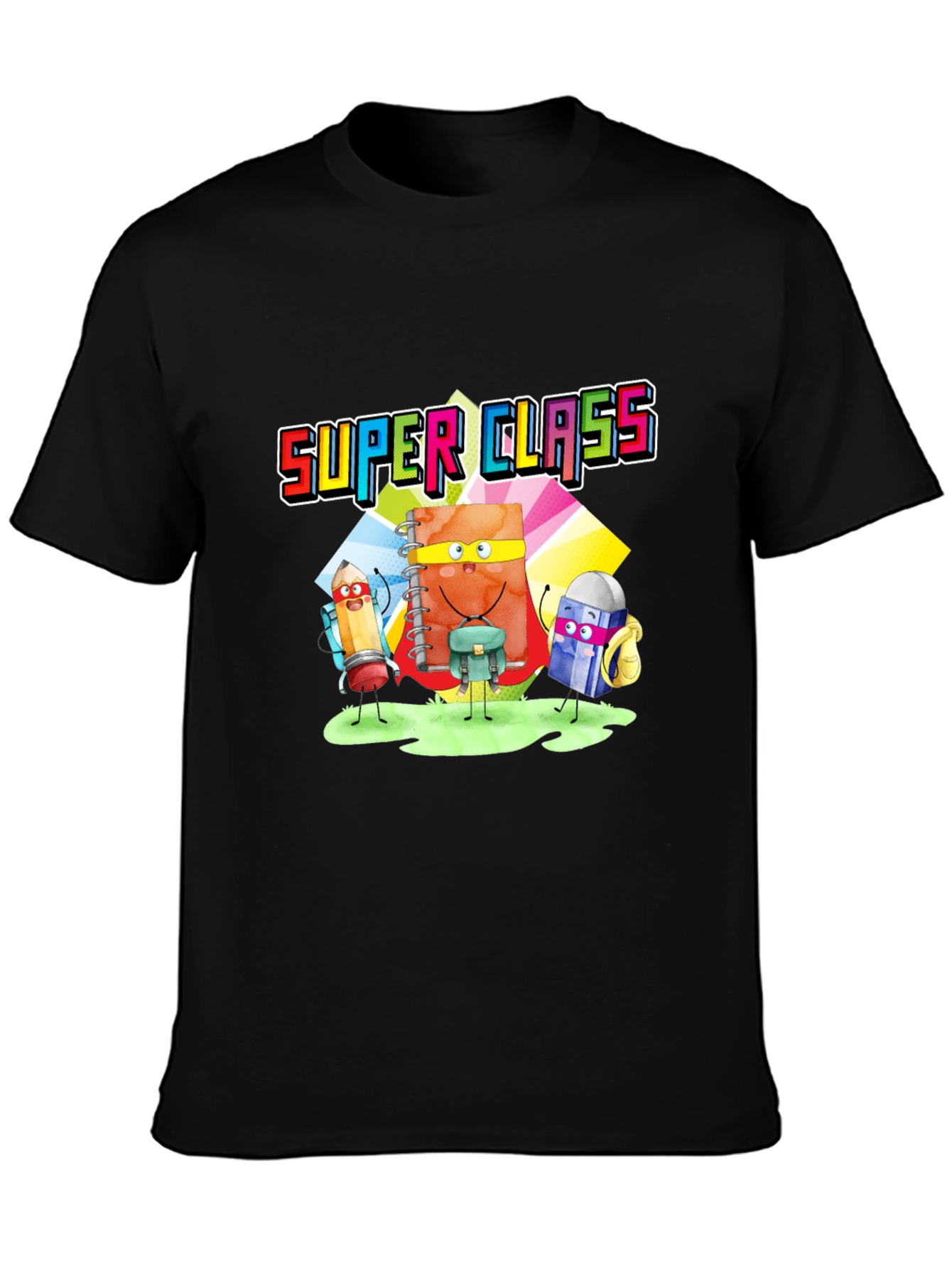 Super Class Cartoon T-Shirt
