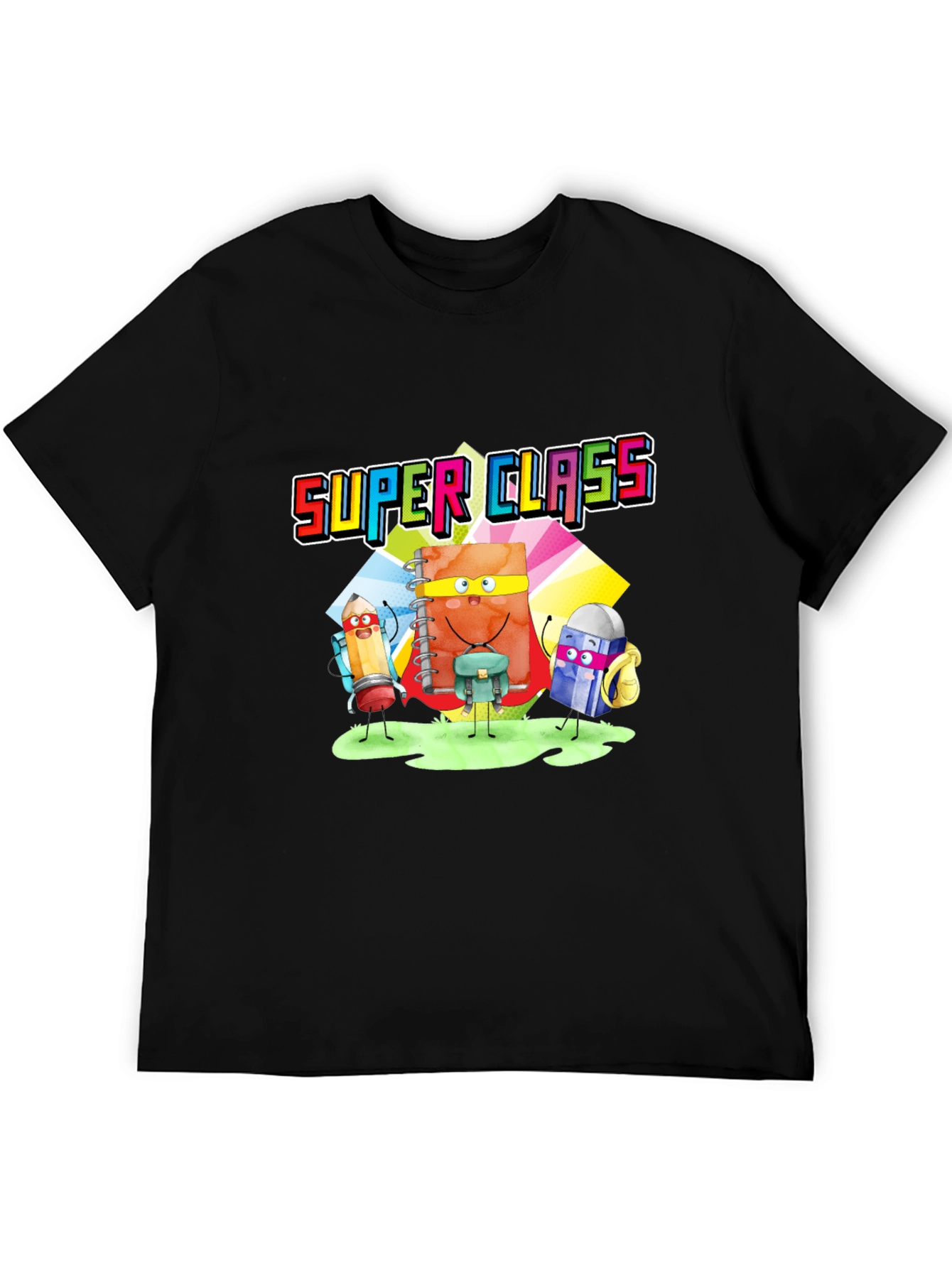 Super Class Cartoon T-Shirt